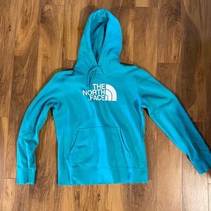 The North Face teal sweatshirt